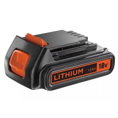Black & Decker 18V 1.5AH Li-Ion Slide Battery for 18v Cordless Tools BL1518-XJ
