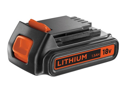 Black Decker 18V 1.5AH Li Ion Slide Battery for 18v Cordless