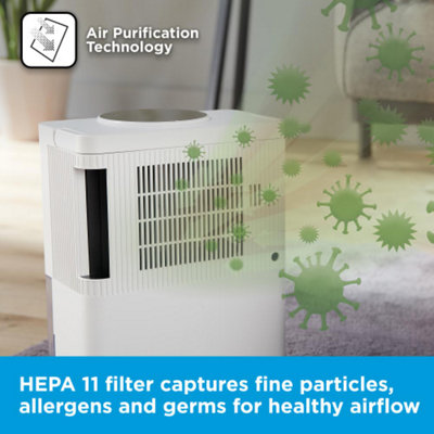 Black + Decker - 2 in 1 3.2L Dehumidifier - 4