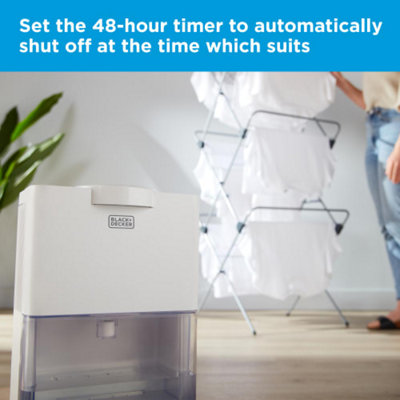 Black + Decker - 2 in 1 3.2L Dehumidifier - 9