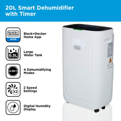 Black + Decker - 20 Litre Dehumidifier
