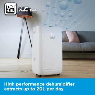 Black + Decker - 20 Litre Dehumidifier - 4