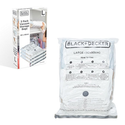 Black & Decker Vacuum Storage Bags (Pack Of 3)