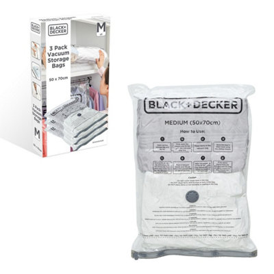 Black & Decker Vacuum Storage Bags (Pack Of 3)