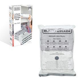 BLACK+DECKER 3-Pack Medium Size Vacuum Storage Bags