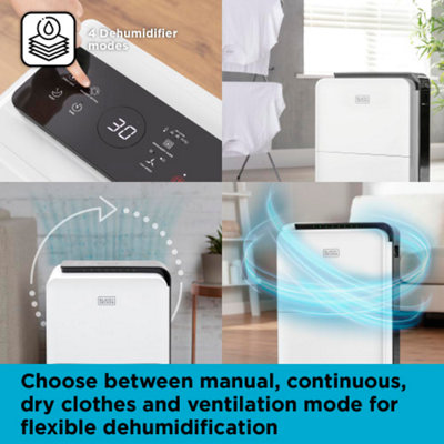 Black + Decker - 30 Litre Dehumidifier - 4