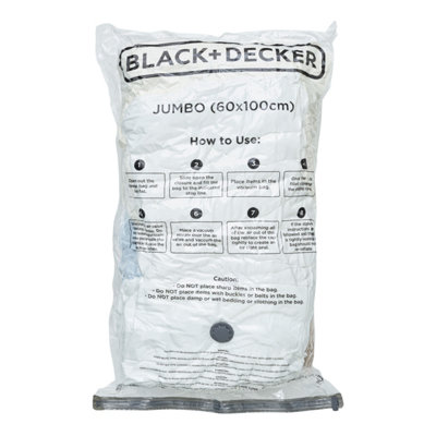 BLACK+DECKER 6-Pack Jumbo Size Vacuum Storage Bags