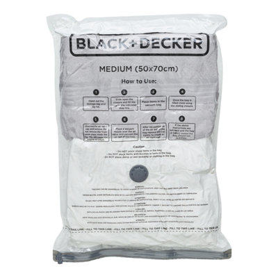 BLACK+DECKER 6-Pack Medium Size Vacuum Storage Bags