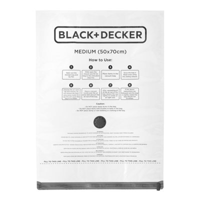 BLACK+DECKER 6-Pack Medium Size Vacuum Storage Bags - 4