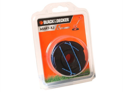 Black & Decker A6441-XJ Spool and Line Dual Reflex Strimmer Trimmer 2 x 6m
