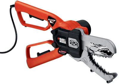 Black and Decker GK1000 Cordless Alligator Chainsaw Lopper Extra Battery +  Chain