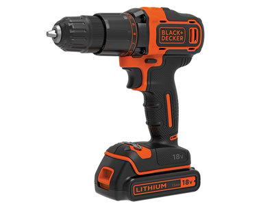 Black & Decker BCD700S1K-GB 2 Gear Combi Drill 18V 1 x 1.5Ah Li-ion B/DBCD700S1K