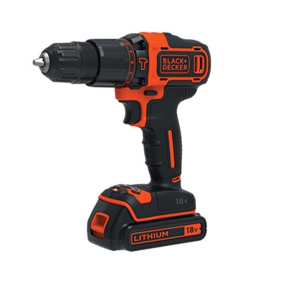 Black Decker BCD700S1K GB 2 Gear Combi Drill 18V 1 x 1.5Ah Li ion B DBCD700S1K