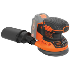 BLACK & DECKER BDCROS18N 18v Orbital sander 125mm dia pad