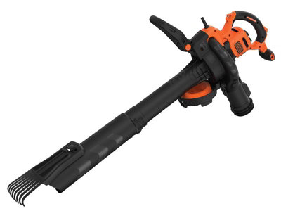 Black and Decker BEBLV301 Garden Vacuum and Leaf Blower with Back Pack  Collection and Rake