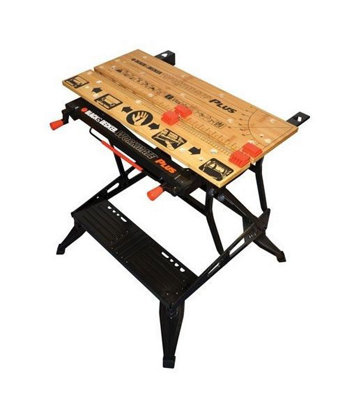 Black Decker Deluxe Workmate WM825 Work Bench Sawhorse and Extra