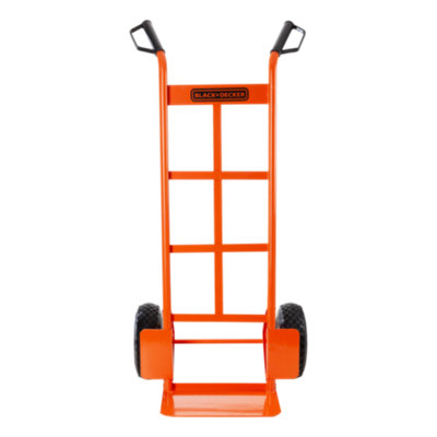 Black & Decker Heavy Duty Sack Trolley Truck Industrial Hand Rubber Tyre 120Kg