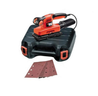 Levigatrice Orbitale BLACK+DECKER 240W - KA320EKA, Con 5 Abrasivi E Sacchetto Raccolipolvere - Foto 6