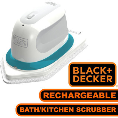 Black+Decker Speedy Scrubber Rechargeable Kitchen Bathroom Cleaner Dirt