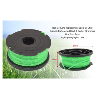 Black Decker Strimmer Spool and Line 2mm x 6m by Ufixt DIY at B Q