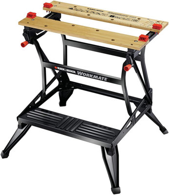 Black & Decker WM626 Tough Dual Height Workmate Bench Vice Sawhorse WM626-XJ