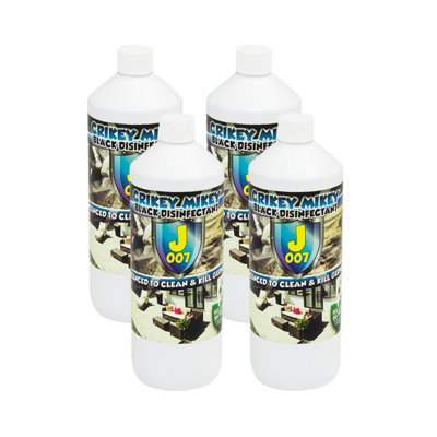 Black Disinfectant Crikey Mikey J007 - 4 x 1 Litre