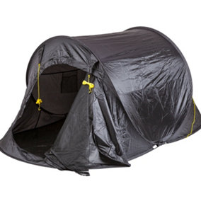 Black Double Pop-Up Tent Two Person - Summit, Camping, Holiday