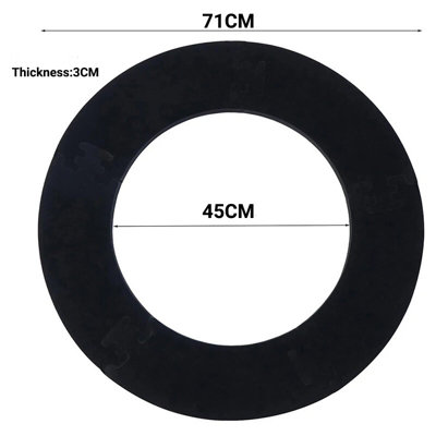 Dartboard Surround - Wall Surround EVA-ring voor dartbord | EVA Surround Jigsaw Ring, Darting Surround voor Muur, Darting Training Darts Collectiebord voor Slaapzaal, Woonkamer