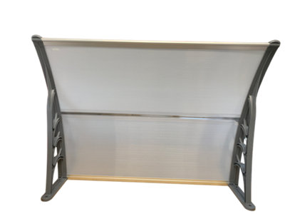 Black External  Door Canopy 120cm x 80cm
