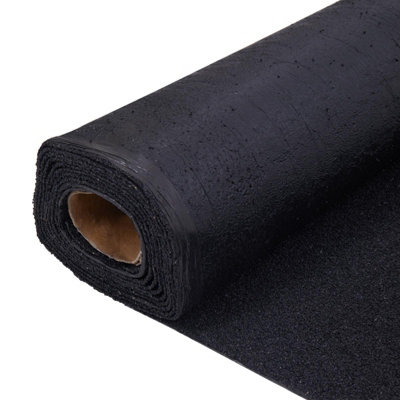 Black Fiberglass Mat Asphalt Shingles Roll 5x1m Roofing Felt (10+ Year ...