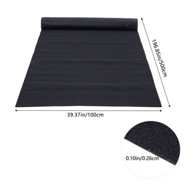 Black Fiberglass Mat Asphalt Shingles Roll 5x1m Roofing Felt (10+ Year ...