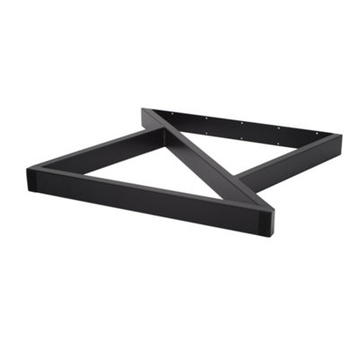 Black Furniture Legs Metal Table Leg,2PCS,W 75 cm x H 71 cm