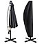 Black Garden Parasol Umbrella Cover Waterproof Cantilever Banana Outdoor Patio Shield