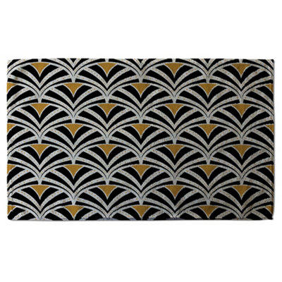 Black & Gold Shells Geometric (Bath Towel) / Default Title Price Comparisons | Compare The Build