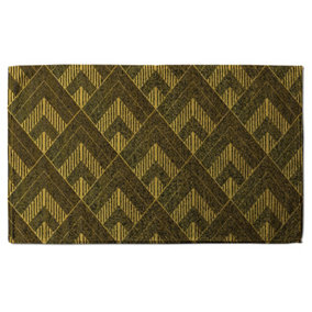 Black & Gold Striped Triangles (Bath Towel) / Default Title