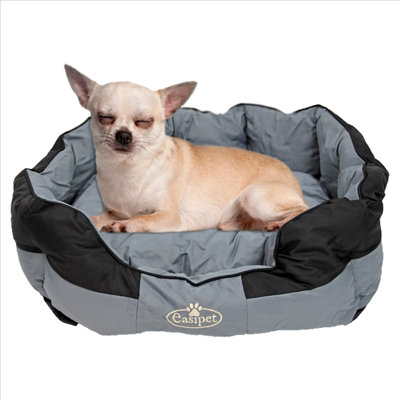 Black and grey dog bed discount