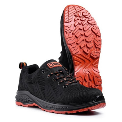 Black Hammer 2292 Men's Safety Trainers Lightweight & Breathable Soles Work Shoes Designed for Style and Comfort S1P SRC (14 UK)