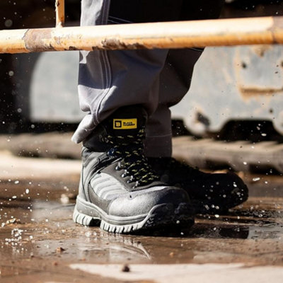 Black Hammer 7222 Steel Toe Cap and Heavy-duty Midsole Boots for Men ...