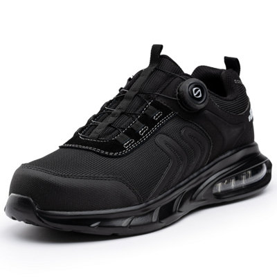 Black Hammer Vortex Men's Work Trainers S1P Steel Toe Safety Shoes