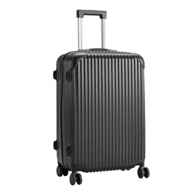 Black Hardshell Spinner Wheel Luggage Travel Suitcase, 20"