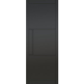 Black Heritage 3 Panel Internal Door - 1981 x 762 x 35mm  (HxWxT)