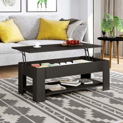 Knapp 2-piece Lift Top Coffee Table Set Black