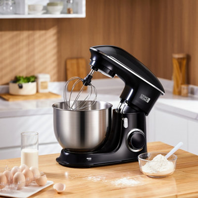 Black Household Multi-Function Household Stand Mixer-7Qt