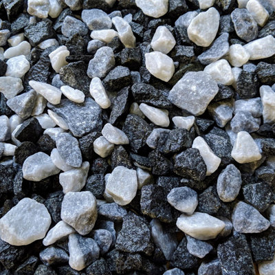 Black Ice 14mm Decorative Garden Aggregates Borders Paths Driveways Yards Landscaping 800kg