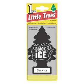 Black Ice Little Tree Hanging Air Freshener