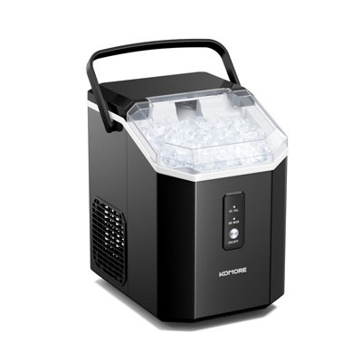 Black Ice Maker Machine with Handle
