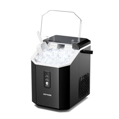 Black Ice Maker Machine with Handle