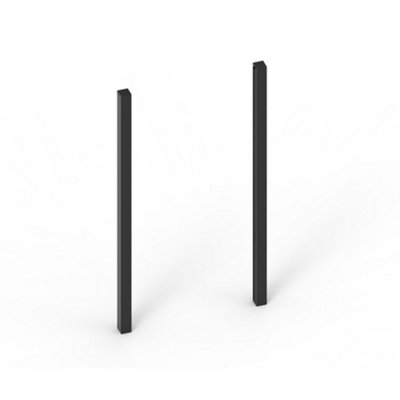 Black Juliet Channel System for 17.52mm or 21.52mm Glass