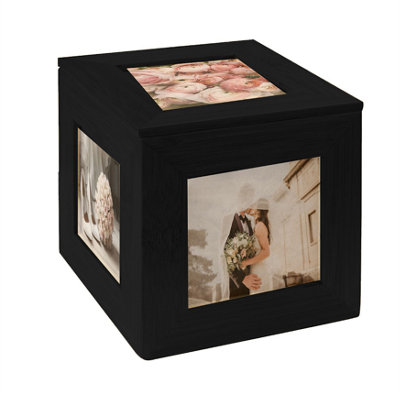 Black Keepsake Photograph Cube