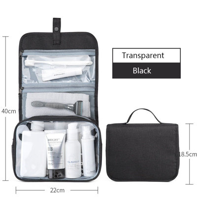 Black Large Capacity Portable Waterproof Foldable Storage Bag